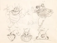 Pierre concept art model sheet