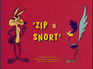 "Zip 'n Snort"