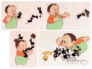 What price porky colorized cels.jpg (88 KB) Cels from the redrawn colorized version