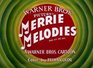 HBO Max "Merrie Melodies" title card error