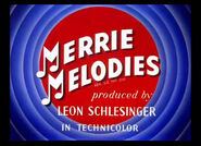 1943-1944 Merrie Melodies title Version 1