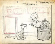 Lobby card preliminary sketch