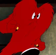 Gossamer chases Bugs 2.