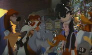 Sylvester is on the left in Who Framed Roger Rabbit