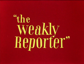 The Weakly Reporter Restored Title