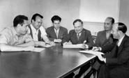 DzyhbD-X0AIZmFQ.jpg (294 KB) Frank with Tex Avery, Henry Binder, Leon Schlesinger, Ray Katz, and Friz Freleng