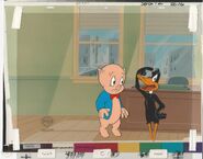 Production background and cel