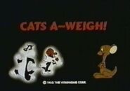 Cats A-weigh!