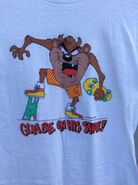 80s Gumby and Taz Tshirt - Vintage 80s T-shirt - Deadstock - 80s Clothing - Tazmanian Devil - Gumby and Pokey - 1987 Size Medium - Skater