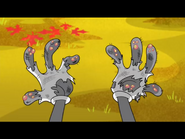 Bugs' Blistery Hands