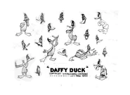 Duck McKimson.jpg (177 KB) A model of Daffy Duck used in both the McKimson and Clampett units, 1944