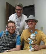 Alex with Rob Renzetti and Fred Seibert