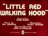 Little Red Walking Hood