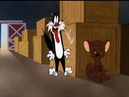 Ray's characters sometimes have wild reactions, with straightened body lines.