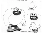Porky wrestler model.jpg (169 KB) Model sheet