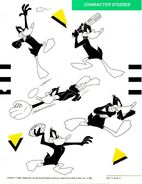 Daffy Duck Poses Part 3