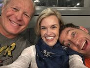 Tom with Bill Fagerbakke and Kari Wahlgren