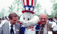 Bugs at Marriott's Great America in Illinois with Mel Blanc and Bill Marriott