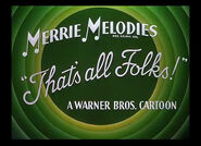 Merrie Melodies That's All Folks (1950)