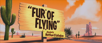 Fur of Flying Title Card