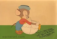 Original production cel signed by Leon Schlesinger