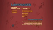 Languages selection (Discs 1 & 2)