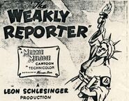 "The Weakly Reporter"