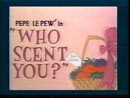 Title card (before remastering) (Pepe Le Pew's Skunk Tales)