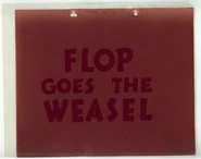 Original title card cel