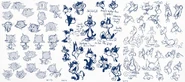 Model sheets and character designs by Henrieke Goorhuis