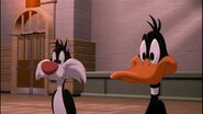 Daffy with Sylvester in Space Jam (1996)