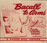 Bacall to Arms Lobby Card 1