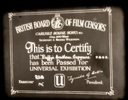 British Board of Film Censors approval