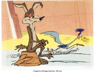 Publicity cel that was used for the The Merrie Melodies Show TV title card