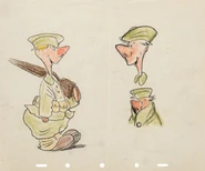 Earlier design of Snafu initially meant for Disney