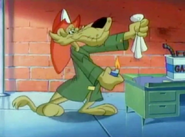 Pete as a firefighter in Tiny Toon Adventures