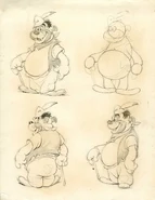 Model sheet by Charles Thorson