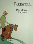 A tribute to Messick following his death drawn by Iwao Takamoto