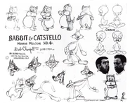 "A Tale of Two Kitties" model sheet