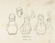 Fat Elmer model sheet