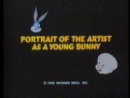 "Portrait of the Artist as a Young Bunny"