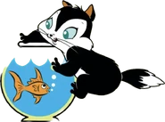 Pussyfoot and Goldie.