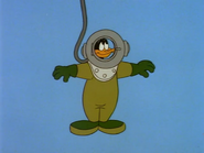 Daffy with diving suit in Daffy Duck's Easter Egg-citement.