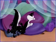 Penelope overcome by Pepe's aphrodisiac perfume