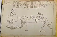 Lobby card preliminary sketch