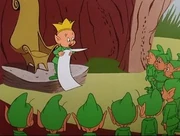 Elmer gives speech to the elves.