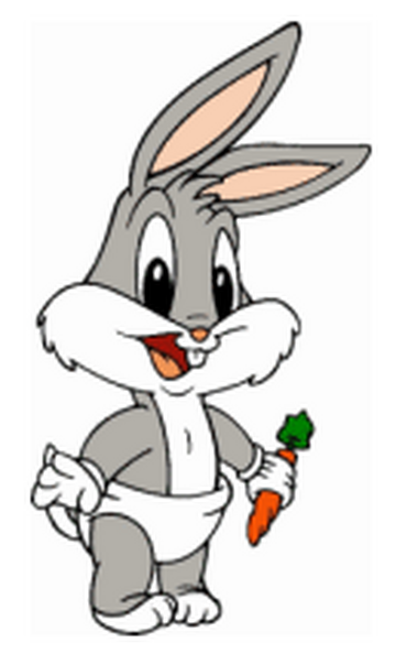 cartoon baby lola bunny