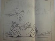 Lobby card preliminary sketch