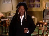 Advertencia dada por Whoopi Goldberg en el .