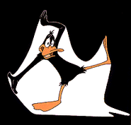 Daffy Duck and the black blob